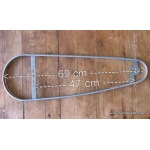 Traditional Dutch Lakdoek chainguard - frame part