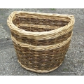 Extra large Basket. Can be used to carry small dog - green and white willow
