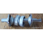 Single speed crankset with cotter pins