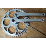 Single speed crankset with cotter pins