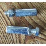 Single speed crankset with cotter pins