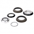 Headset for fitting one inch fork to 1 1/8th inch frames Headset for fitting one inch fork to 1 1/8th inch frames