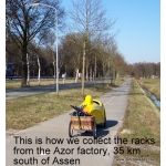 Azor Pickup frame mounting front rack