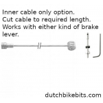 Complete brake cable for hub brake