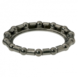Ball bearings with retainers for headset